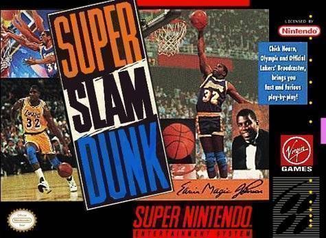 Magic Johnson's Super Slam Dunk (Japan) Game Cover